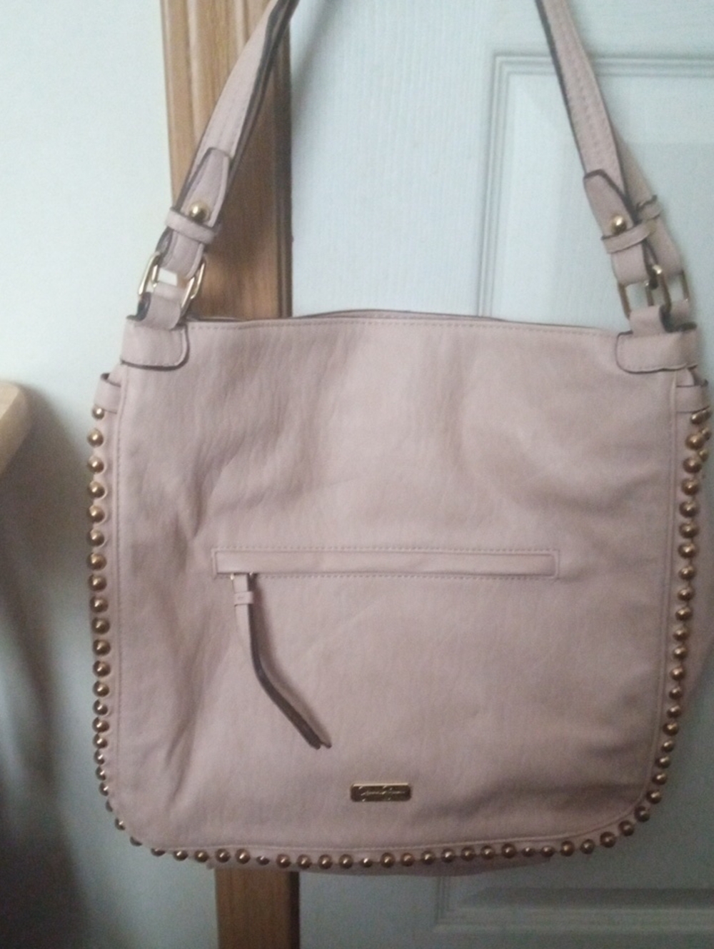 Jessica Simpson Blush Pink Studded Shoulder Bag